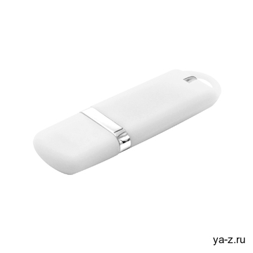 Флешка Shape с покрытием Софт Тач 16 GB, белая
