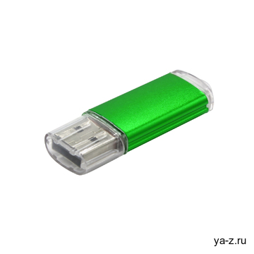 Флешка Comf 16 Гб, металлическая, зеленая