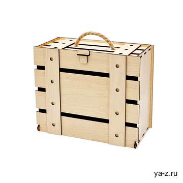Чемоданчик ламинированный из HDF 19*23*11,5 см