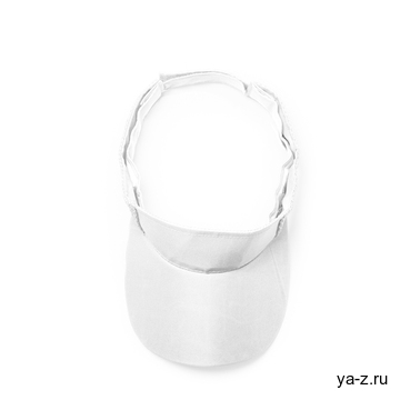 Козырек из мягкой микрофибры WIZER, Белый
