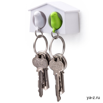 Держатель и брелок для ключей двойной Mini Duo Sparrow