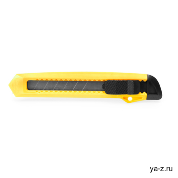 Нож канцелярский LOCK, Желтый