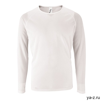 Футболка с длинным рукавом Sporty LSL Men белая, размер 3XL