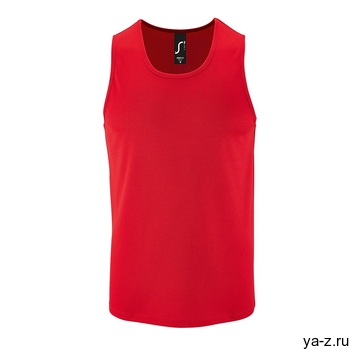 Майка мужская Sporty TT Men красная, размер 3XL