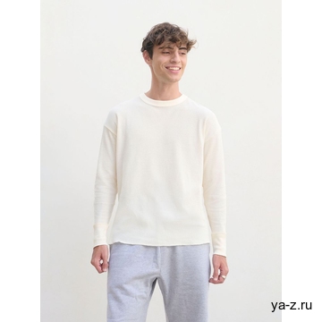 Футболка с длинным рукавом Thermal T, бежевая (неокрашенная), размер L