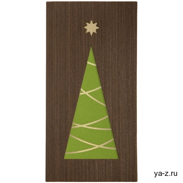 Открытка Season's Greetings, с елочкой