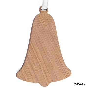Деревянная подвеска Carving Oak, в форме колокольчика