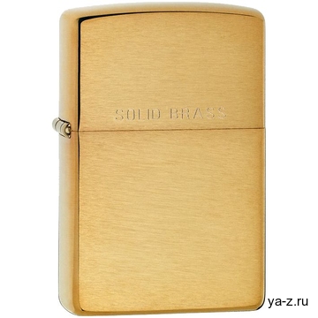 Зажигалка Zippo Classic Brushed, золотистая