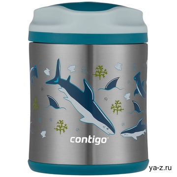 Термос для еды детский Food Jar Sharks