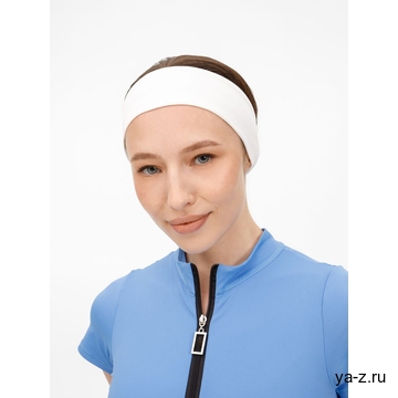 Охлаждающая повязка на голову Cool Head, белая
