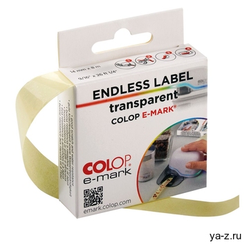 Клейкая лента для принтера Colop e-mark, прозрачная
