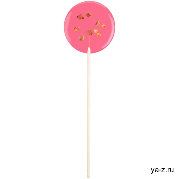 Леденец Lollifruit, красный с сублимированной клубникой