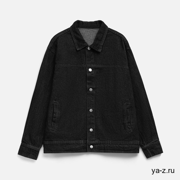 Куртка джинсовая O1, черная, размер XL/XXL