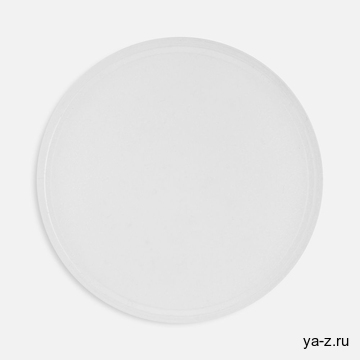 Лейбл из ПВХ Dzeta Round, L, прозрачный