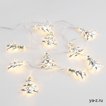 Светодиодная гирлянда Silver Lights, серебристая