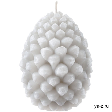 Свеча Homemate Cone, серая