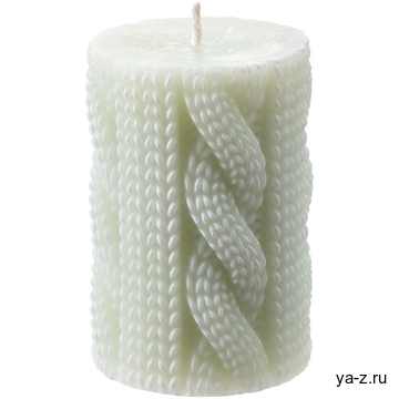 Свеча Homemate Cylinder, зеленая