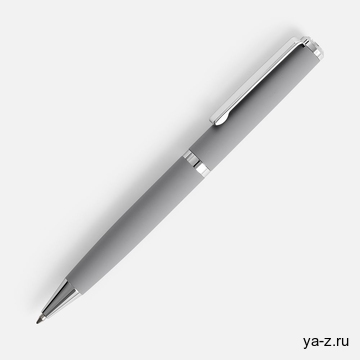 Ручка шариковая Inkish Chrome в футляре, серая