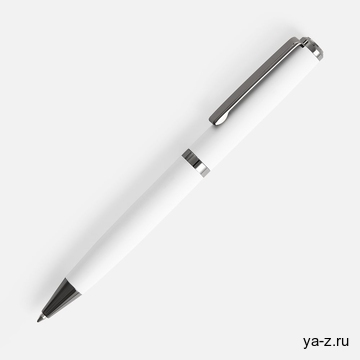 Ручка шариковая Inkish Gunmetal в футляре, белая