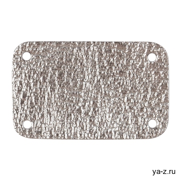 Лейбл Corolla Metal, S, серебристый