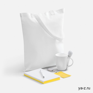 Набор Welcome Pack, желтый с белым