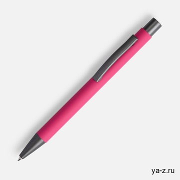 Ручка шариковая Atento Soft Touch, розовая
