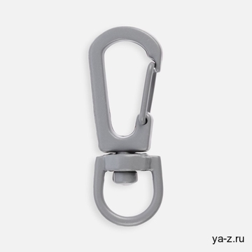 Застежка-карабин Snap Hook, S, серая