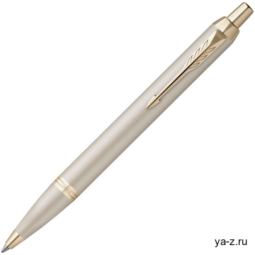 Ручка шариковая Parker IM Professionals Monochrome Champagne, золотистая