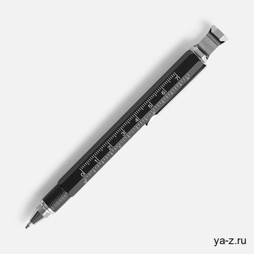 Ручка шариковая Numeric, мультиинструмент, черная