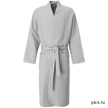 Халат вафельный Kimono, светло-серый, размер XL/XXL