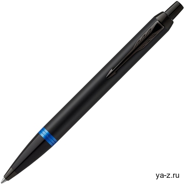 Ручка шариковая Parker IM Professionals Marine Blue BT, черная с синим
