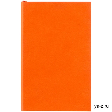 Ежедневник Flat Mini, недатированный, оранжевый, без ляссе