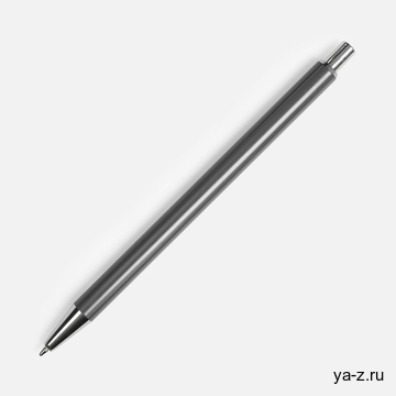 Ручка шариковая Slim Beam, серая