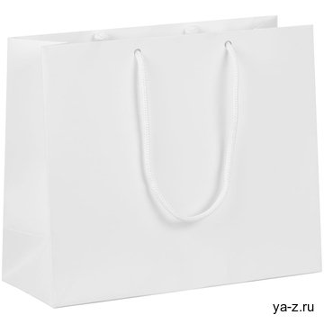 Пакет бумажный с ламинацией Lami Tote S, белый