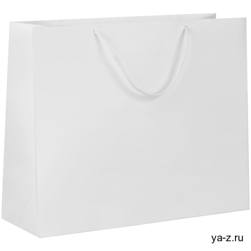 Пакет бумажный с ламинацией Lami Tote L, белый