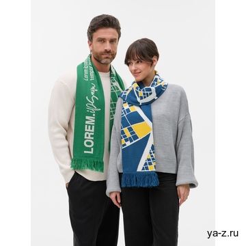 Шарф Tricksy Classic Net, XL на заказ, акрил