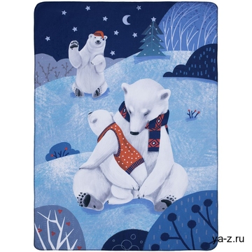 Флисовый плед Wintart Bear