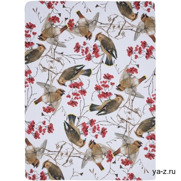 Флисовый плед Winter Bird