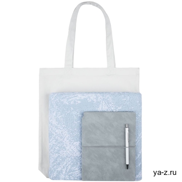 Набор Frost Pattern, голубой с белым
