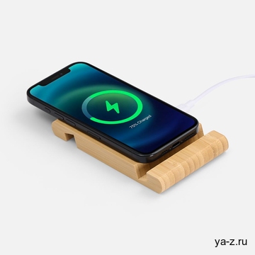 Подставка с беспроводной зарядкой Bamboost