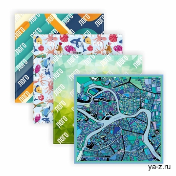 Платок с печатью на заказ ColorSharm, S