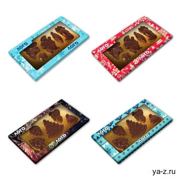 Набор фигурного шоколада Choco New Year на заказ