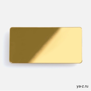 Значок Magnet Matto, золотистый глянцевый