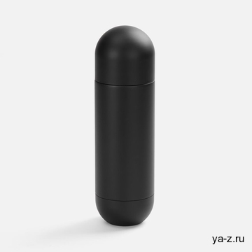 Термос Tubula Soft Touch, черный