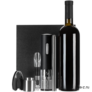 Винный набор Wine Diesel, черный