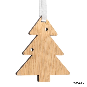 Деревянная подвеска Christmate, елочка
