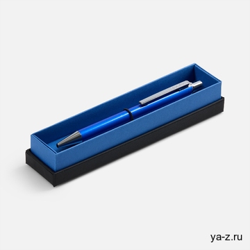 Ручка шариковая Arvent Glossy в футляре, синяя
