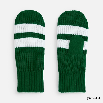 Варежки Winwear, зеленые (глубокий зеленый), размер S/M