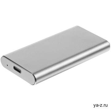 Портативный внешний диск SSD Uniscend Drop, 256 Гб, серебристый