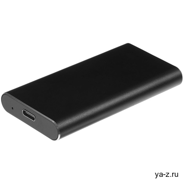 Портативный внешний диск SSD Uniscend Drop, 256 Гб, черный, без футляра